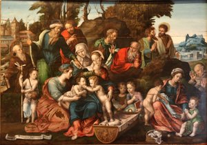 De heilige verwantschap door Simon de Châlons